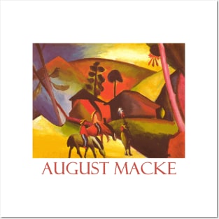 Indians on Horses by August Macke Posters and Art